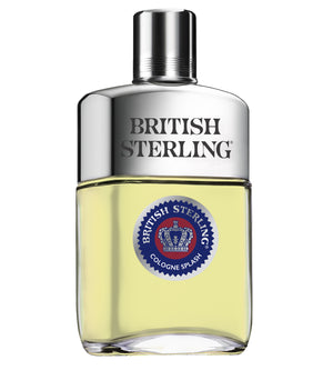 Product shot of British Sterling Cologne Splash bottle