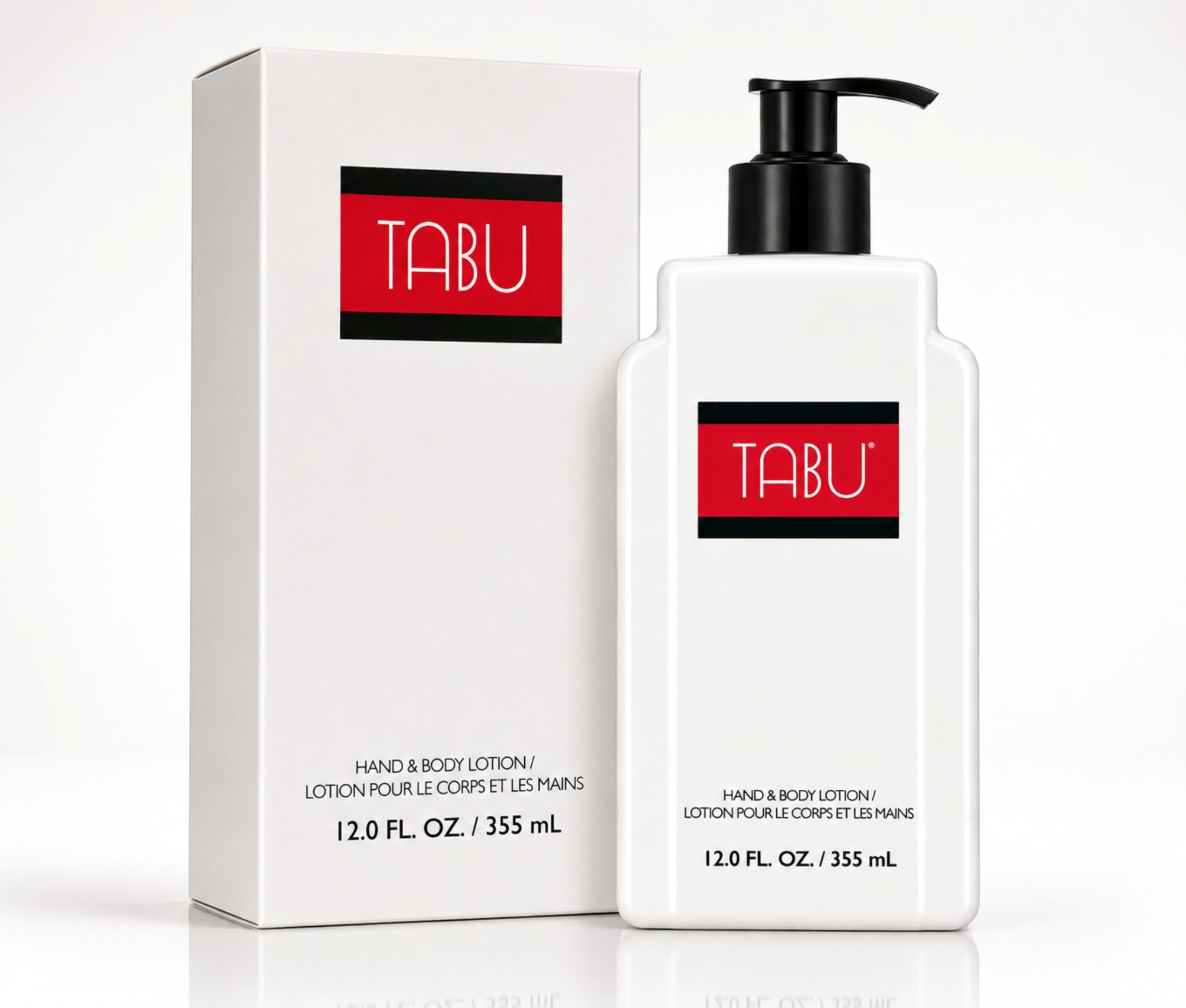 TABU HAND & BODY LOTION 12 FL OZ / 355 ML