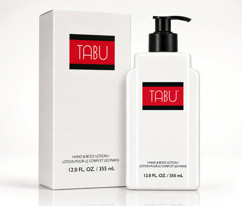 TABU HAND & BODY LOTION 12 FL OZ / 355 ML