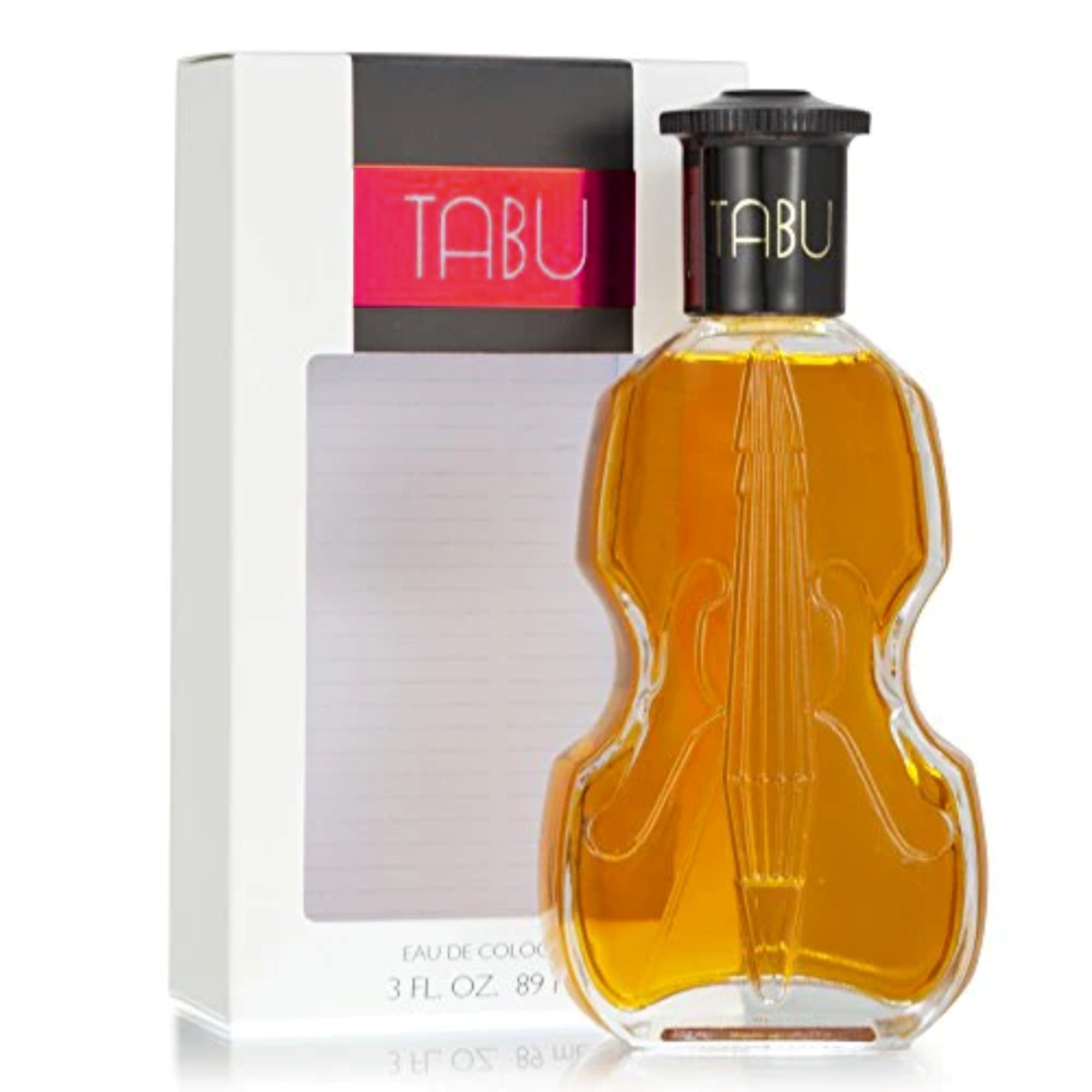 TABU EAU DE COLOGNE SPRAY 3.0 FL OZ / 89 ML VIOLIN BOTTLE