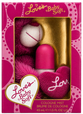 LOVE'S BABY SOFT 2pc GIFT SET, COLOGNE, BEAR