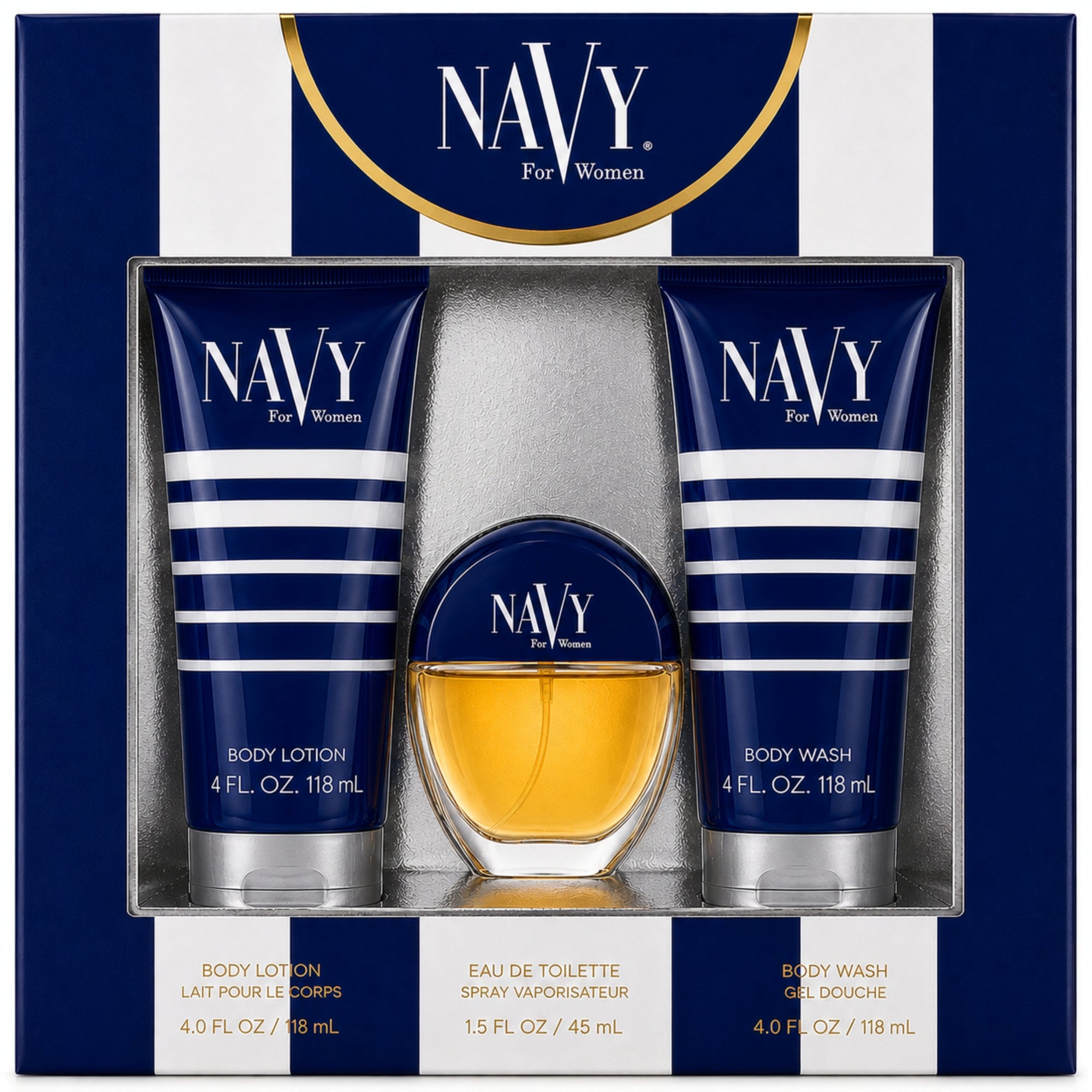 NAVY FOR WOMEN 3pc GIFT SET, EDT, WASH, LOTION