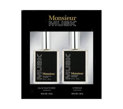 MONSIEUR MUSK 2pc GIFT SET, EDT, AFTERSHAVE