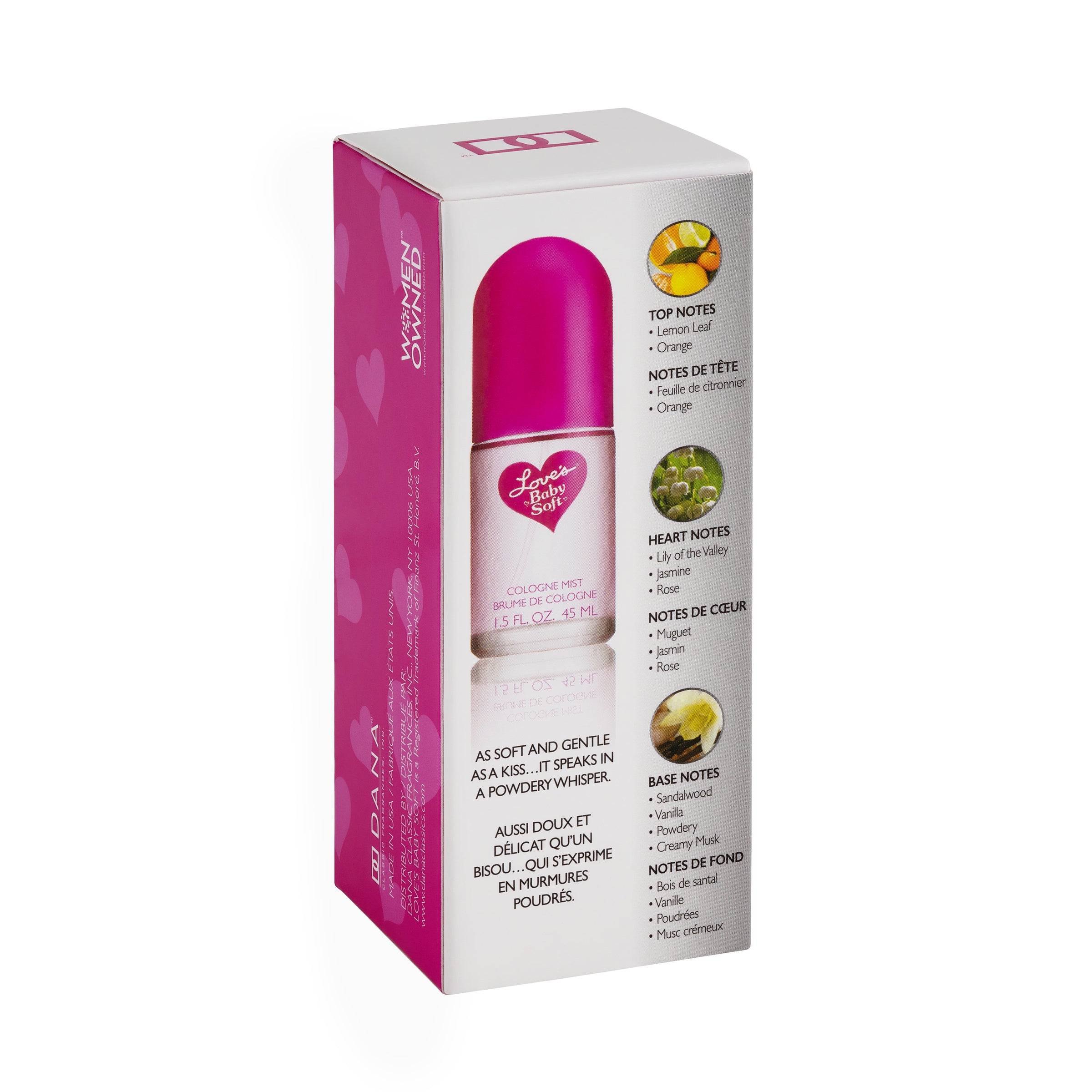 LOVE'S BABY SOFT COLOGNE MIST 1.5 FL OZ / 45 ML