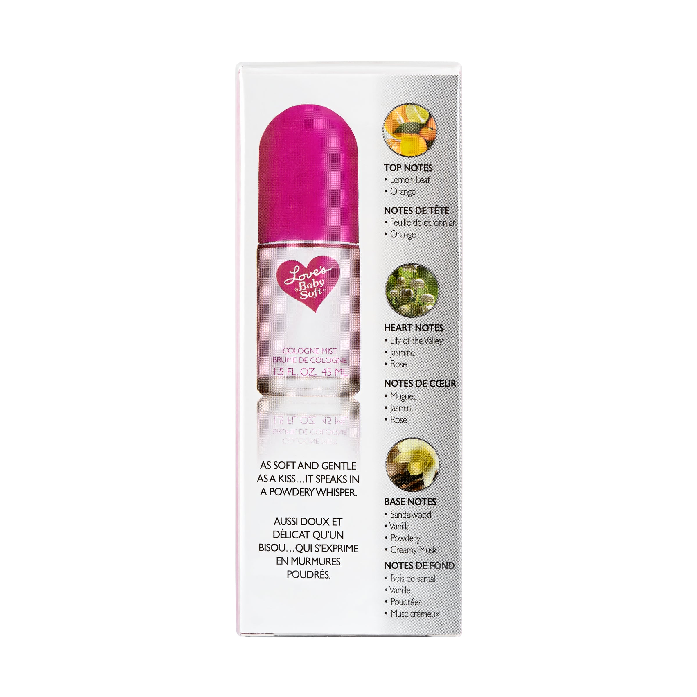 LOVE'S BABY SOFT COLOGNE MIST 1.5 FL OZ / 45 ML